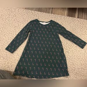 Hanna Andersson Dress with Candy Cane Pattern